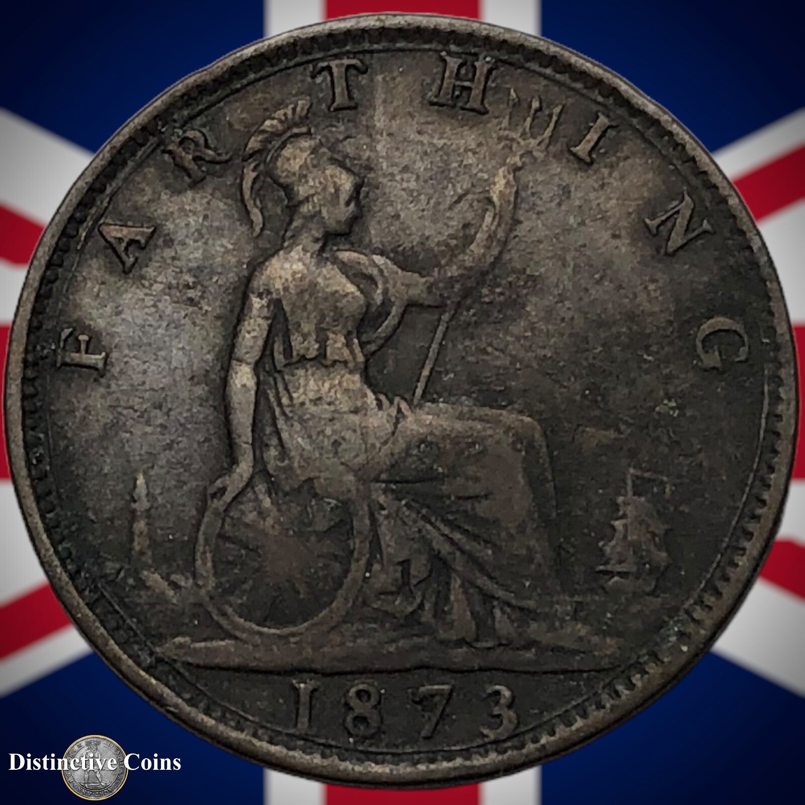 Great Britain 1873 Farthing 1/4d GB3677