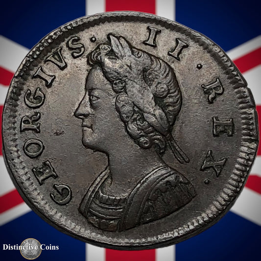 Great Britain 1731 Farthing 1/4d GB3164