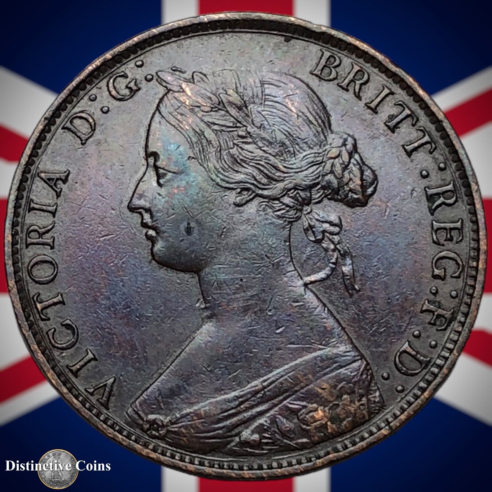 Great Britain 1861 Half Penny 1/2d GB5401