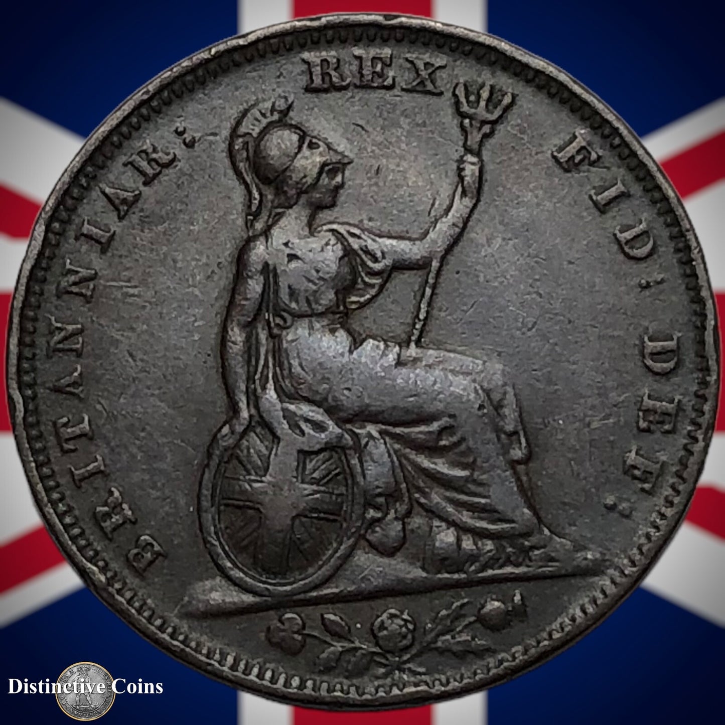 Great Britain 1828 Farthing 1/4d GB3332