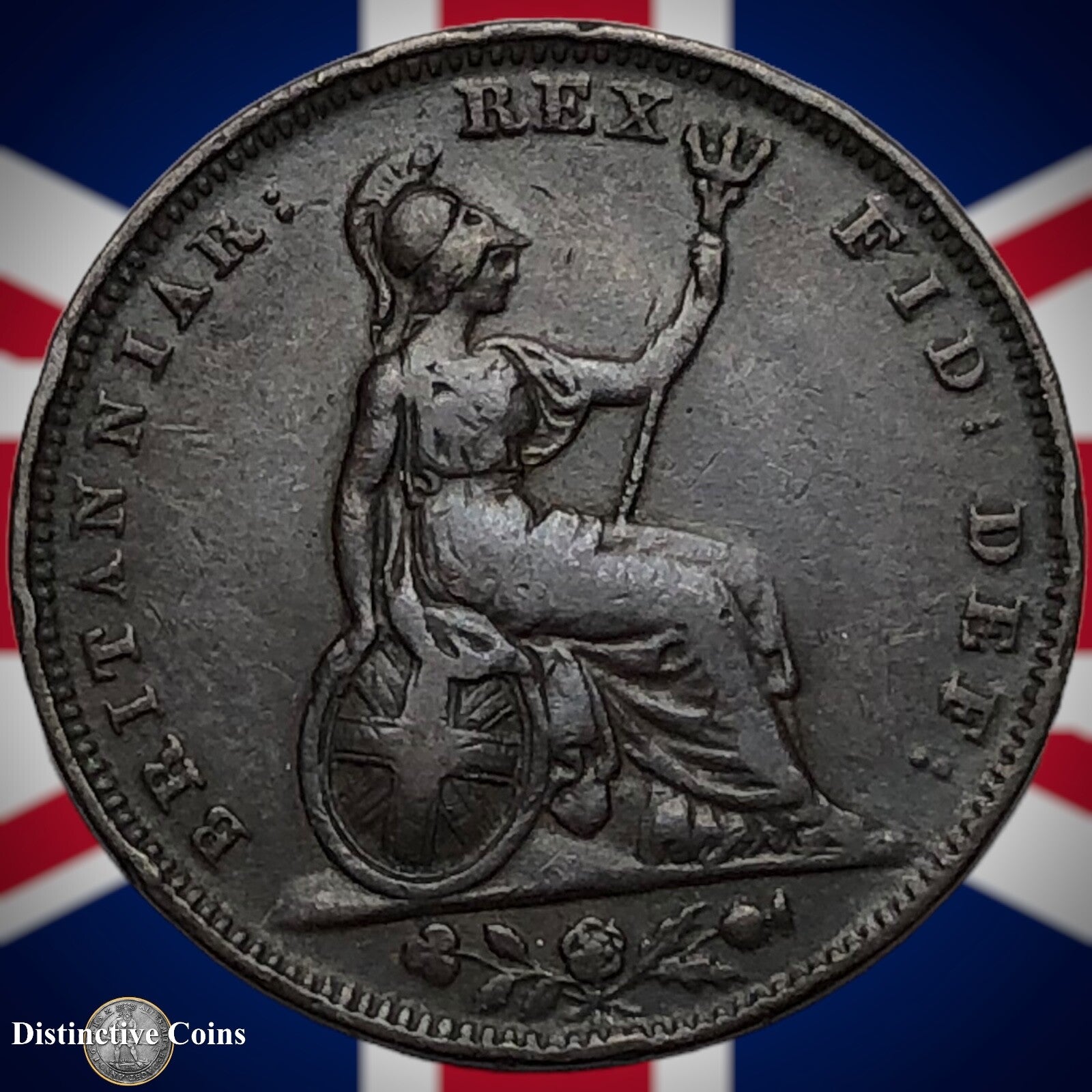 Great Britain 1828 Farthing 1/4d GB3332