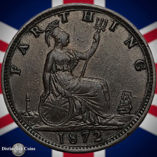 Great Britain 1872 Farthing 1/4d GB3665