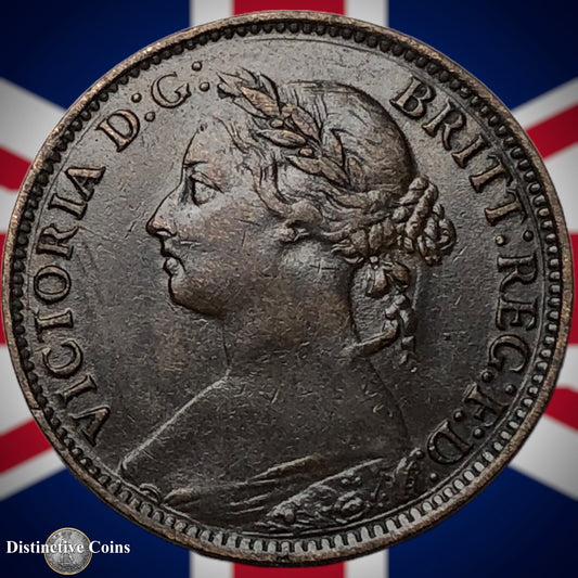 Great Britain 1891 Farthing 1/4d GB4310