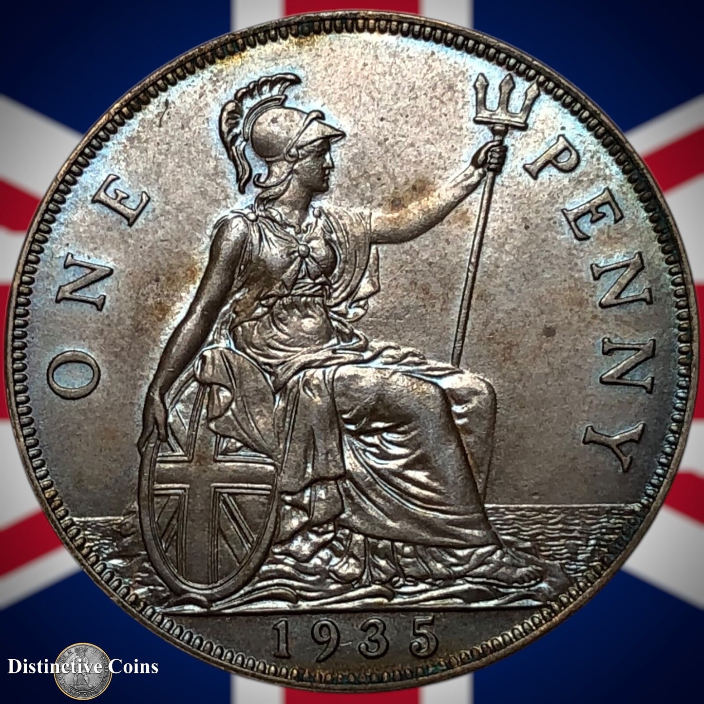 Great Britain 1935 Penny 1d GB7166