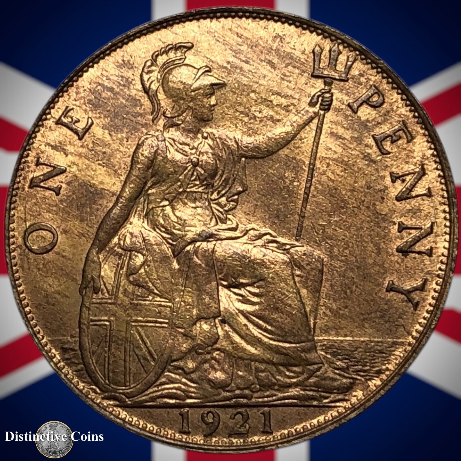 Great Britain 1921 Penny 1d GB6992