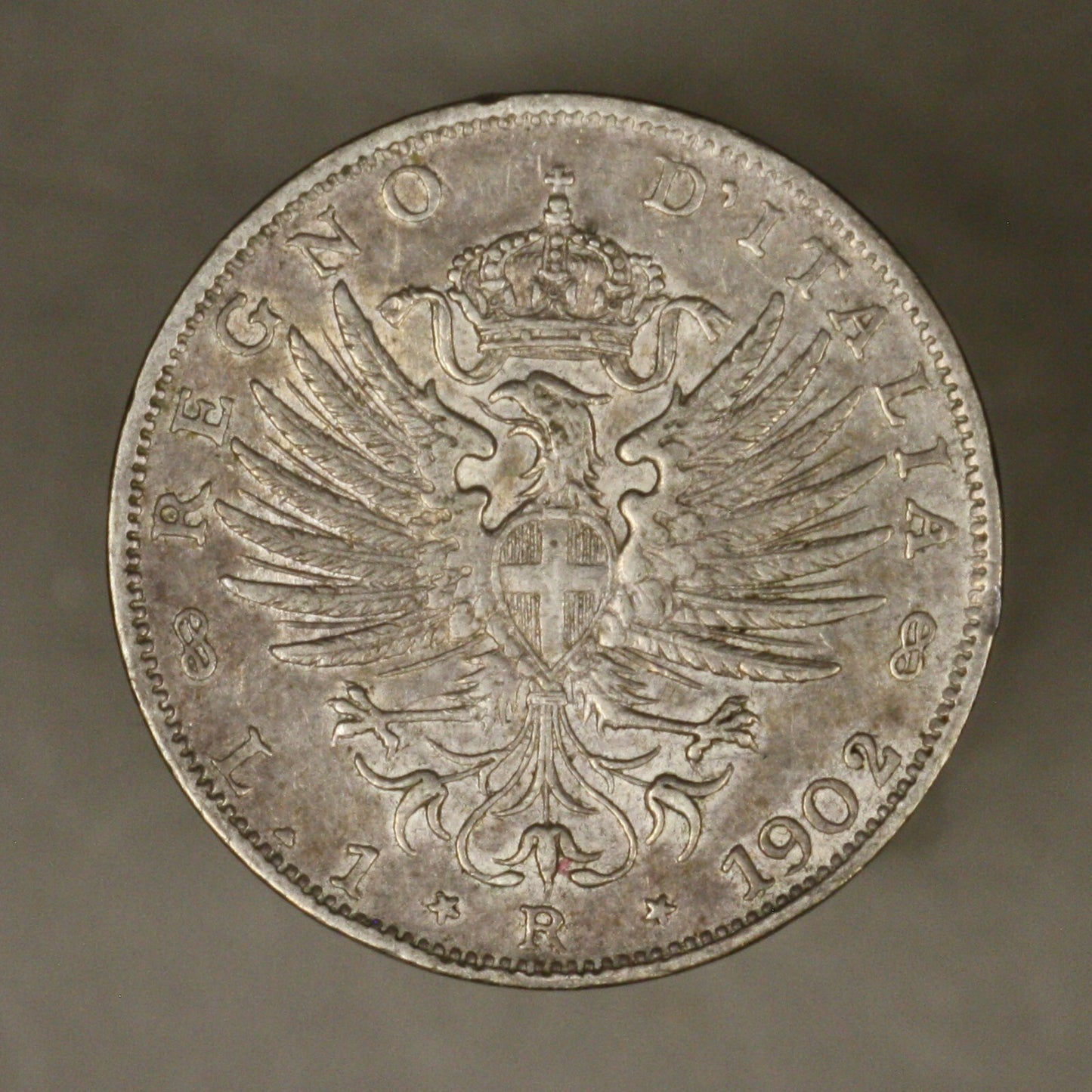 Italy 1902 R Lira XF+