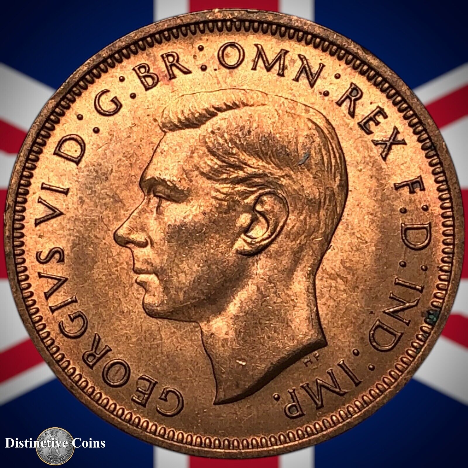 Great Britain 1942 Half Penny 1/2d GB6027