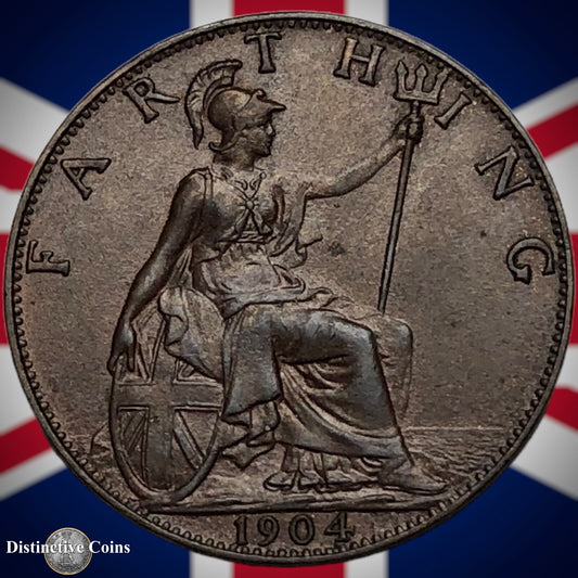Great Britain 1904 Farthing 1/4d GB4560