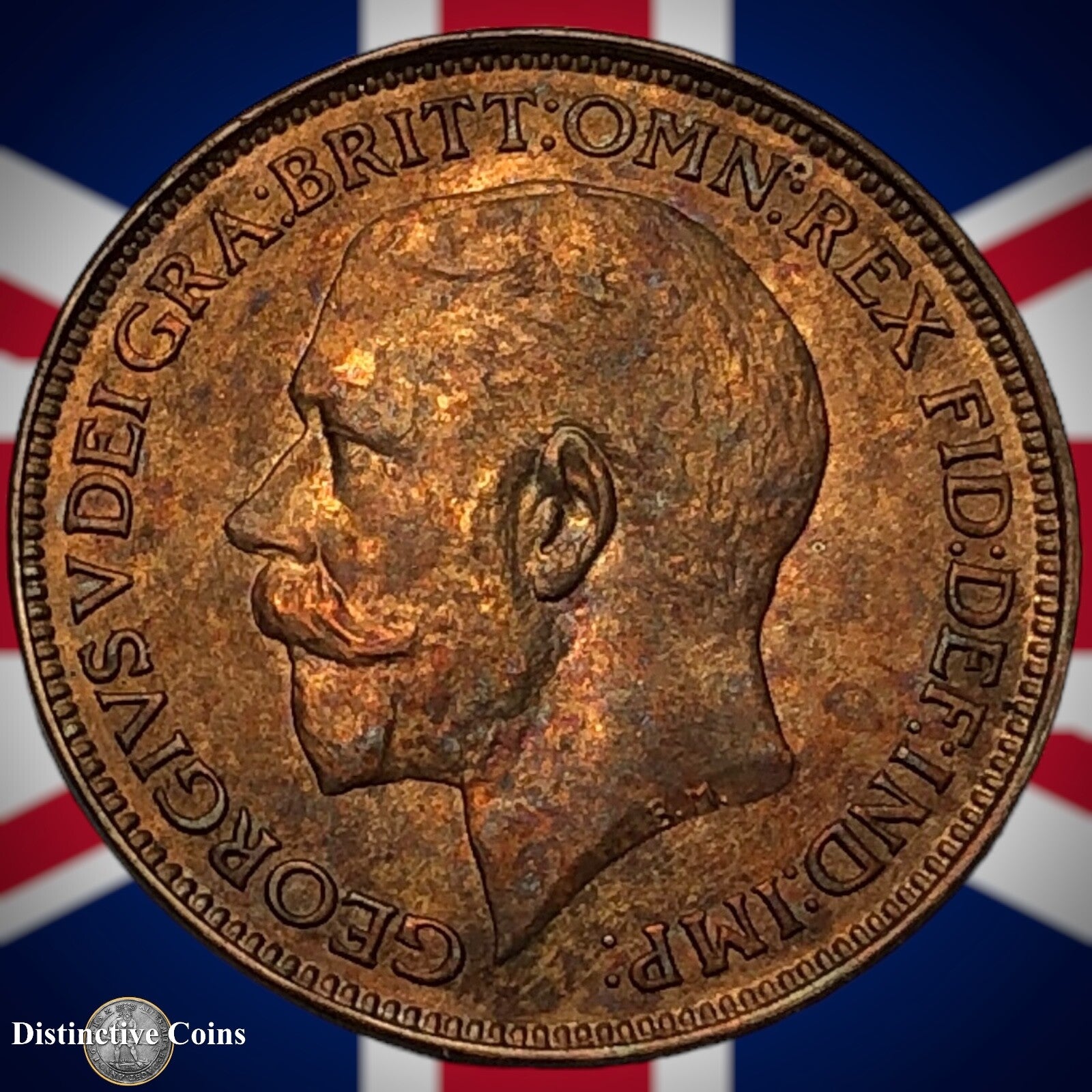 Great Britain 1925 Farthing 1/4d GB4823