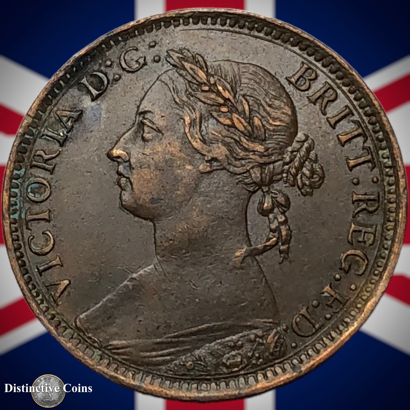 Great Britain 1891 Farthing 1/4d GB4303