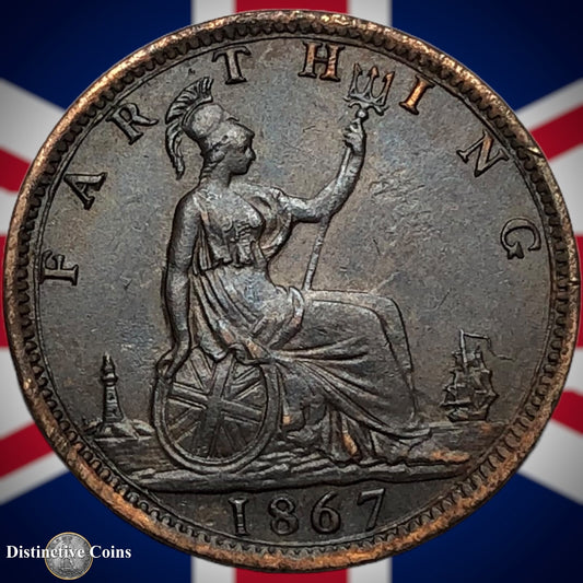 Great Britain 1867 Farthing 1/4d GB3614