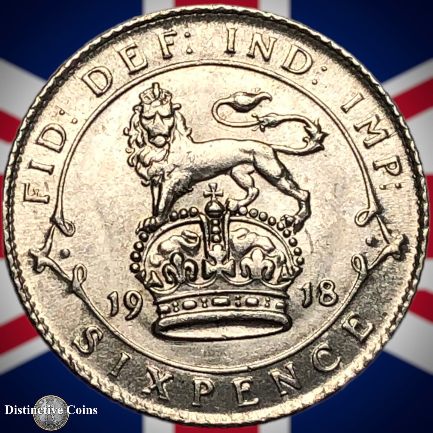 Great Britain 1918 Six Pence GB1632