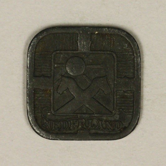 Netherlands 1943 5 five cents XF