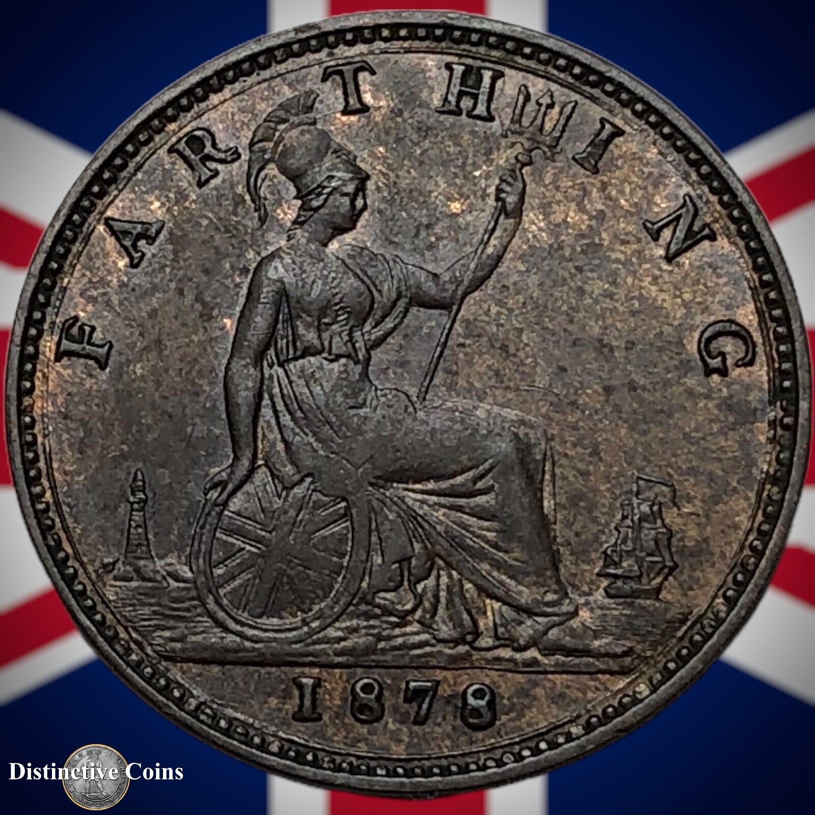 Great Britain 1878 Farthing 1/4d GB3793