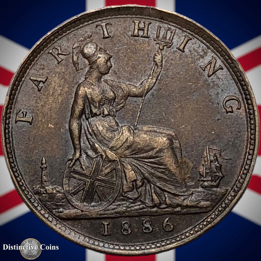 Great Britain 1886 Farthing 1/4d GB4214