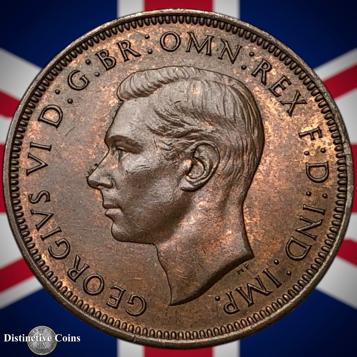 Great Britain 1942 Half Penny 1/2d GB6024