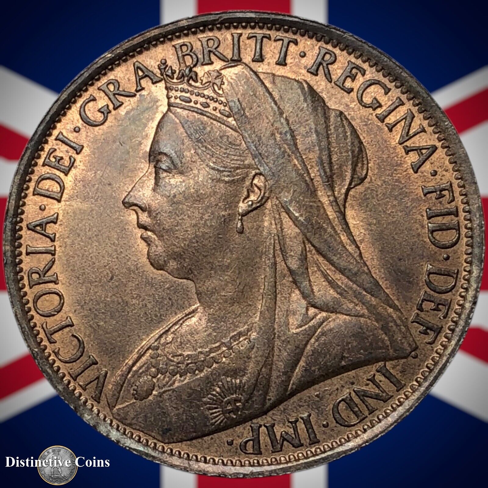 Great Britain 1896 Penny 1d GB6593