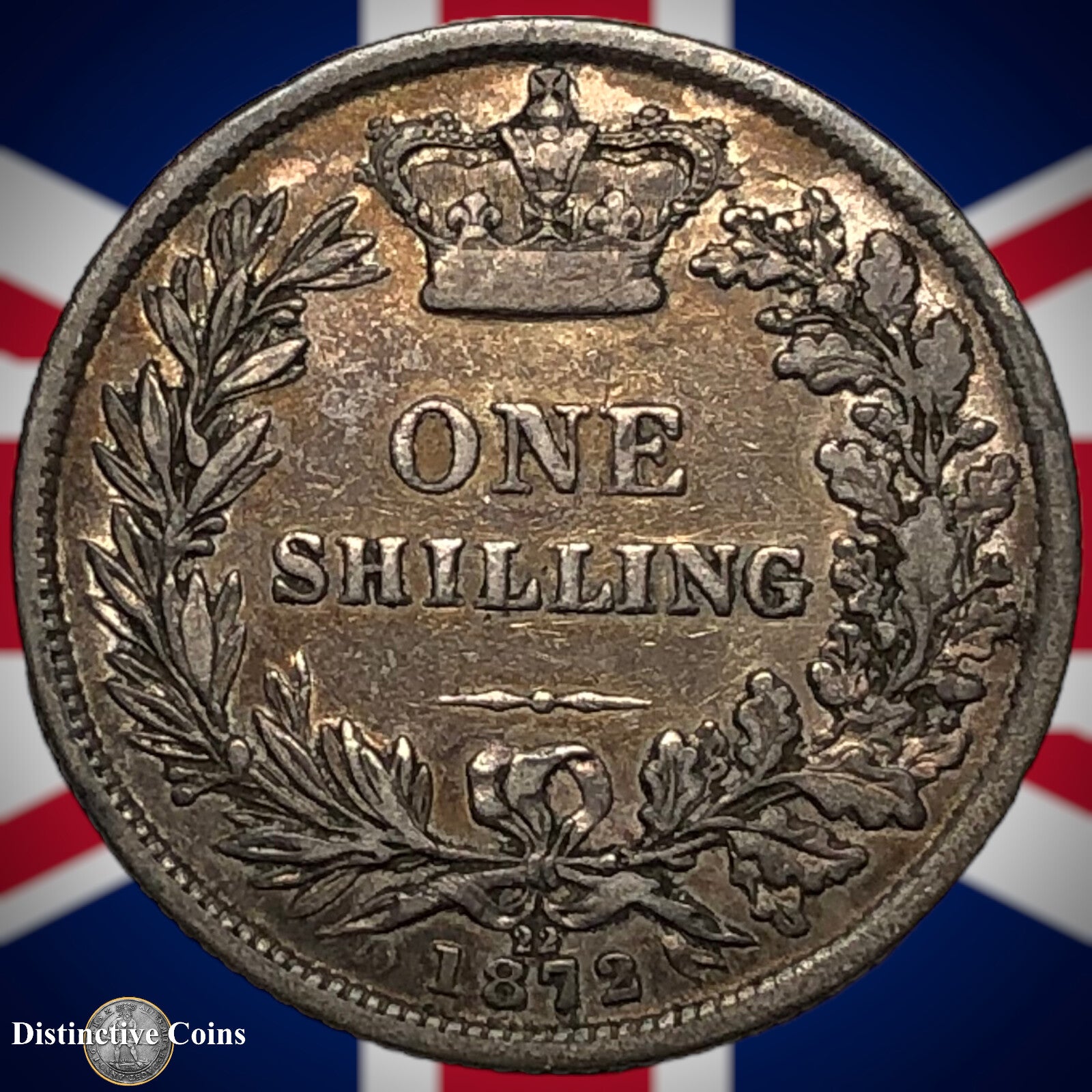 Great Britain 1872 British One Shilling GB0324