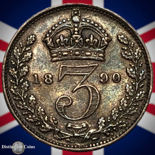 Great Britain 1890 Three Pence GB1988
