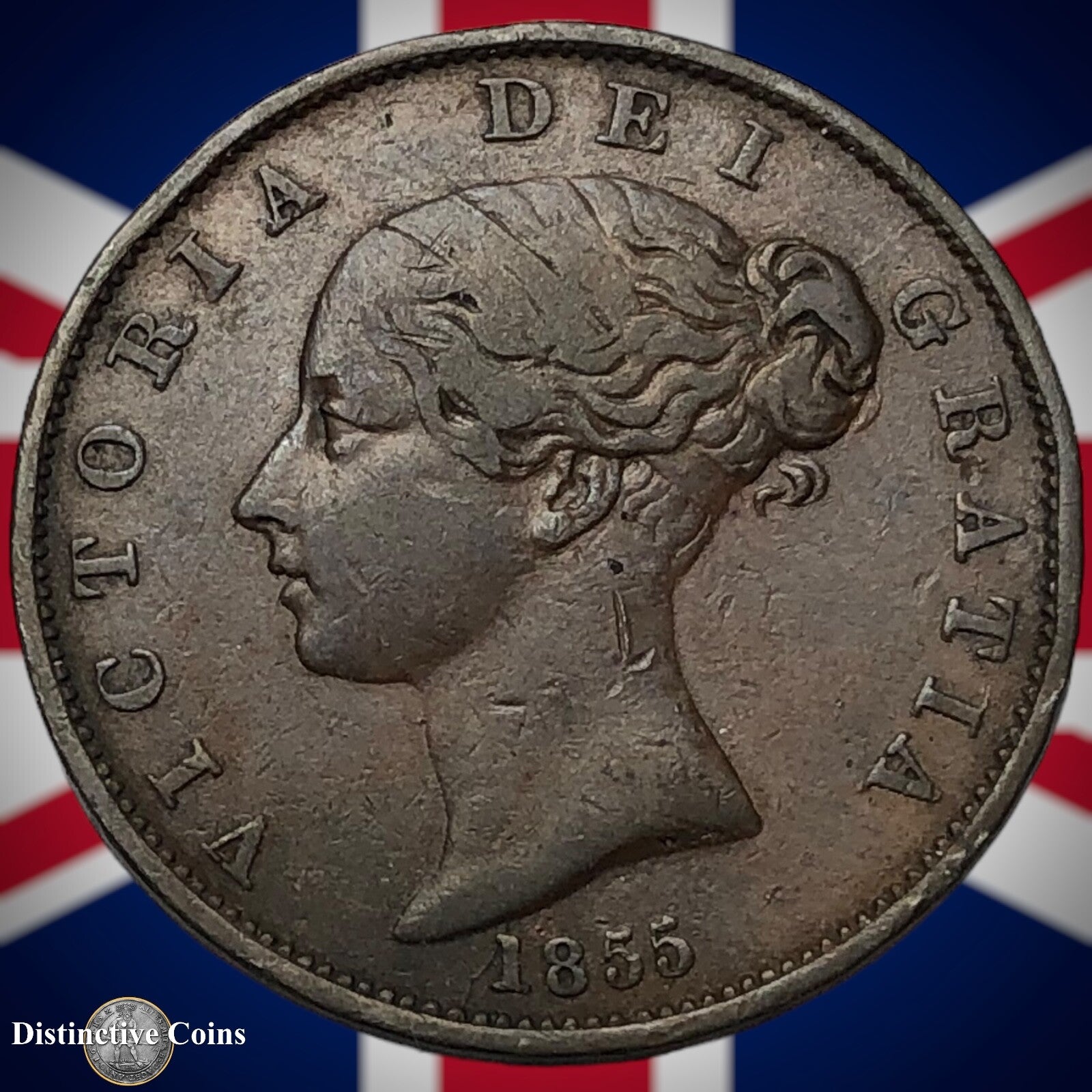 Great Britain 1855 Half Penny 1/2d GB5313