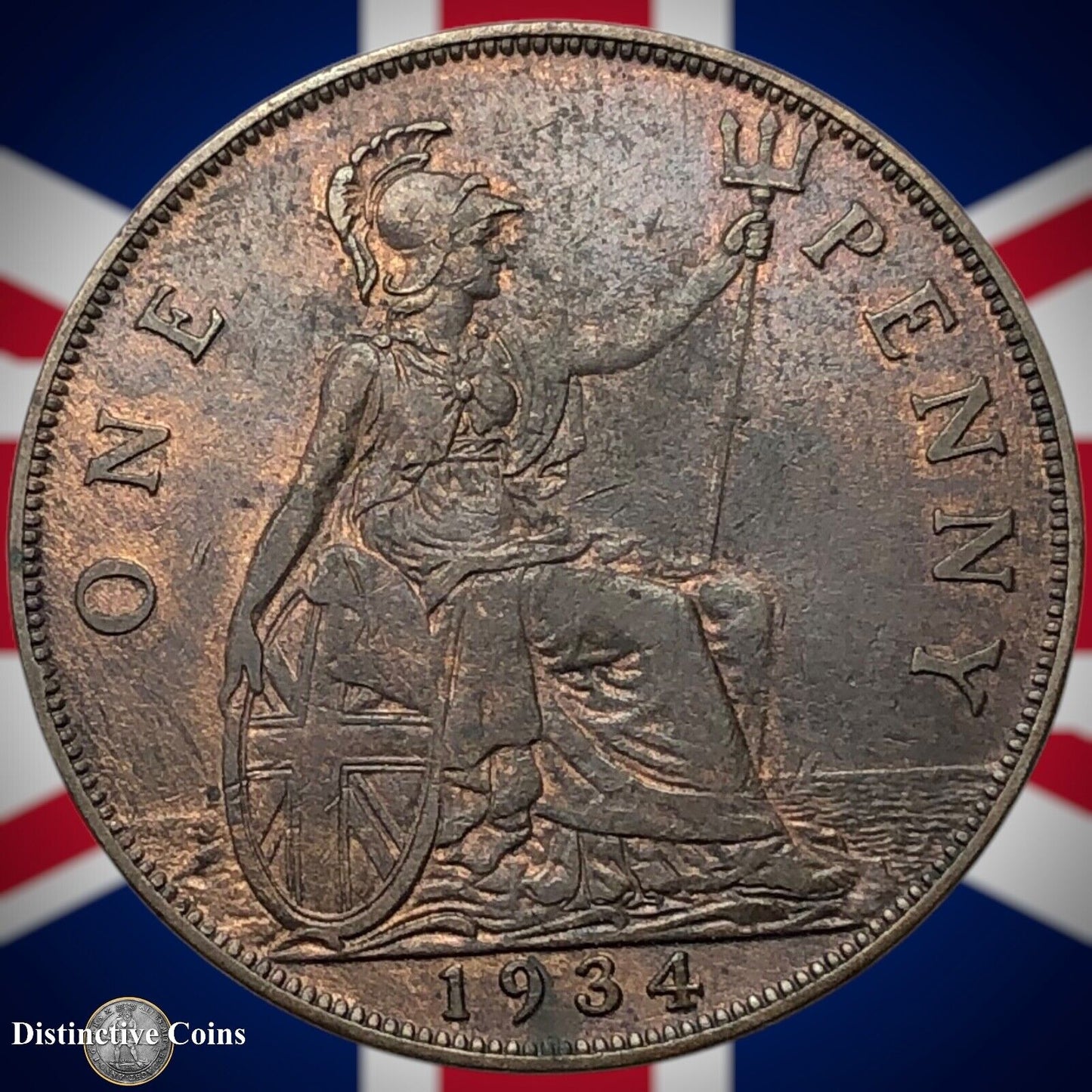 Great Britain 1934 Penny 1d GB7156