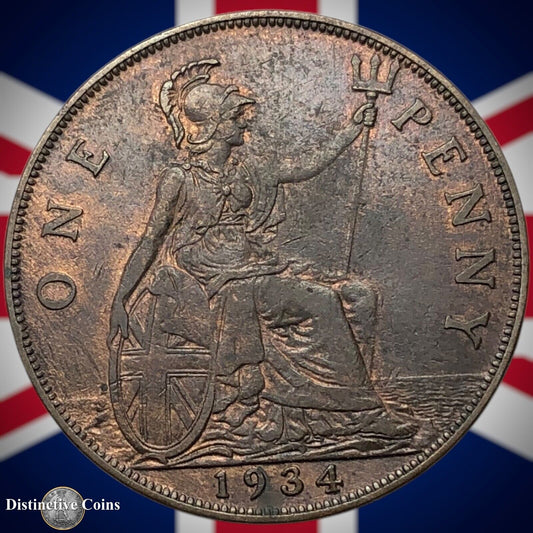 Great Britain 1934 Penny 1d GB7156