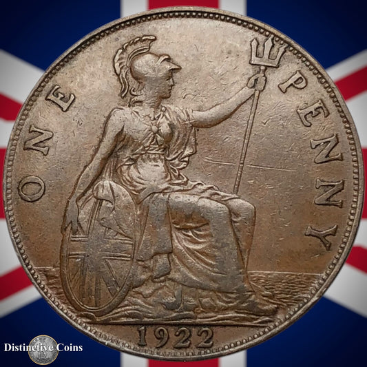 Great Britain 1922 Penny 1d GB6998