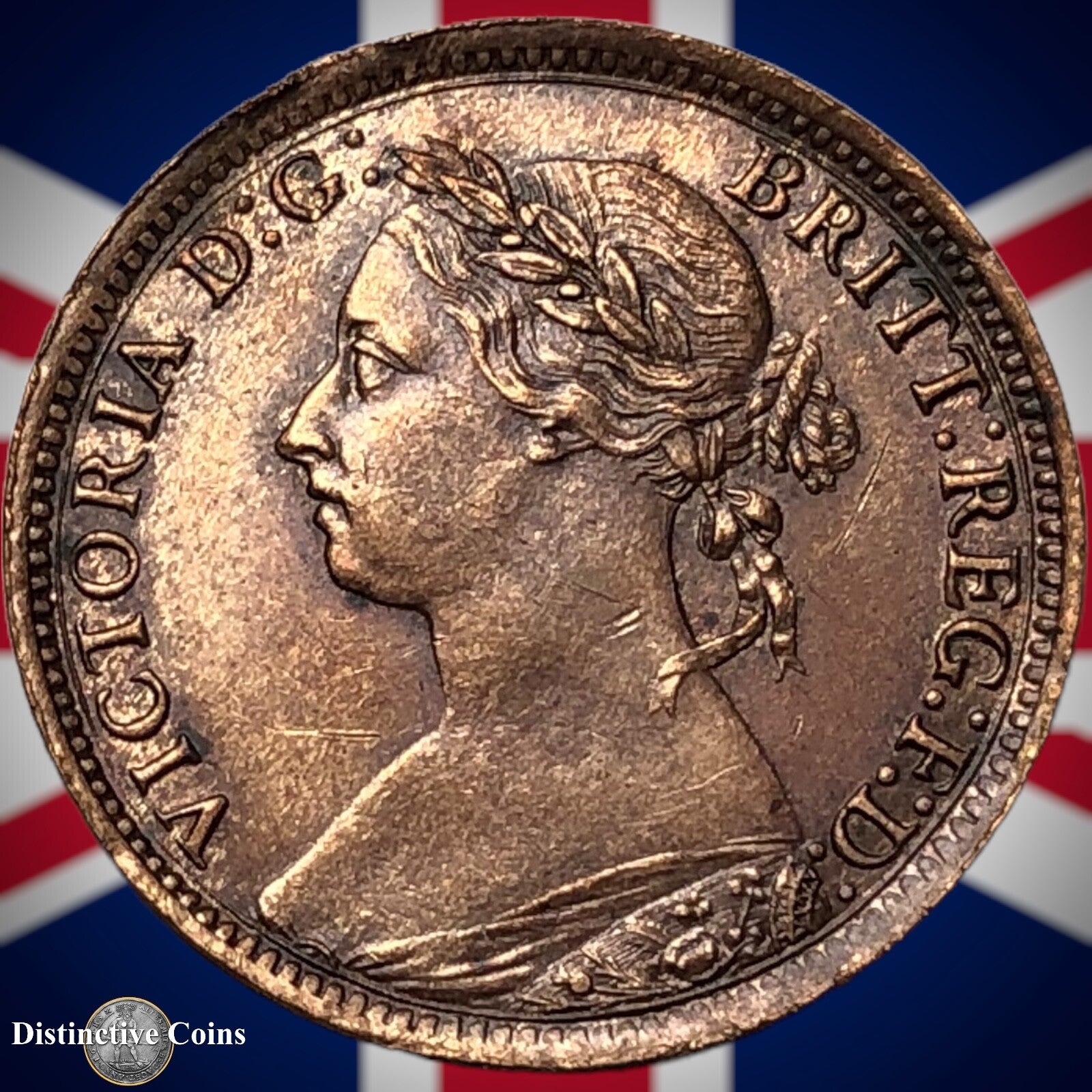 Great Britain 1885 Farthing 1/4d GB4168