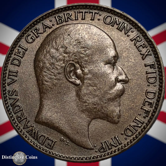 Great Britain 1909 Farthing 1/4d GB4624