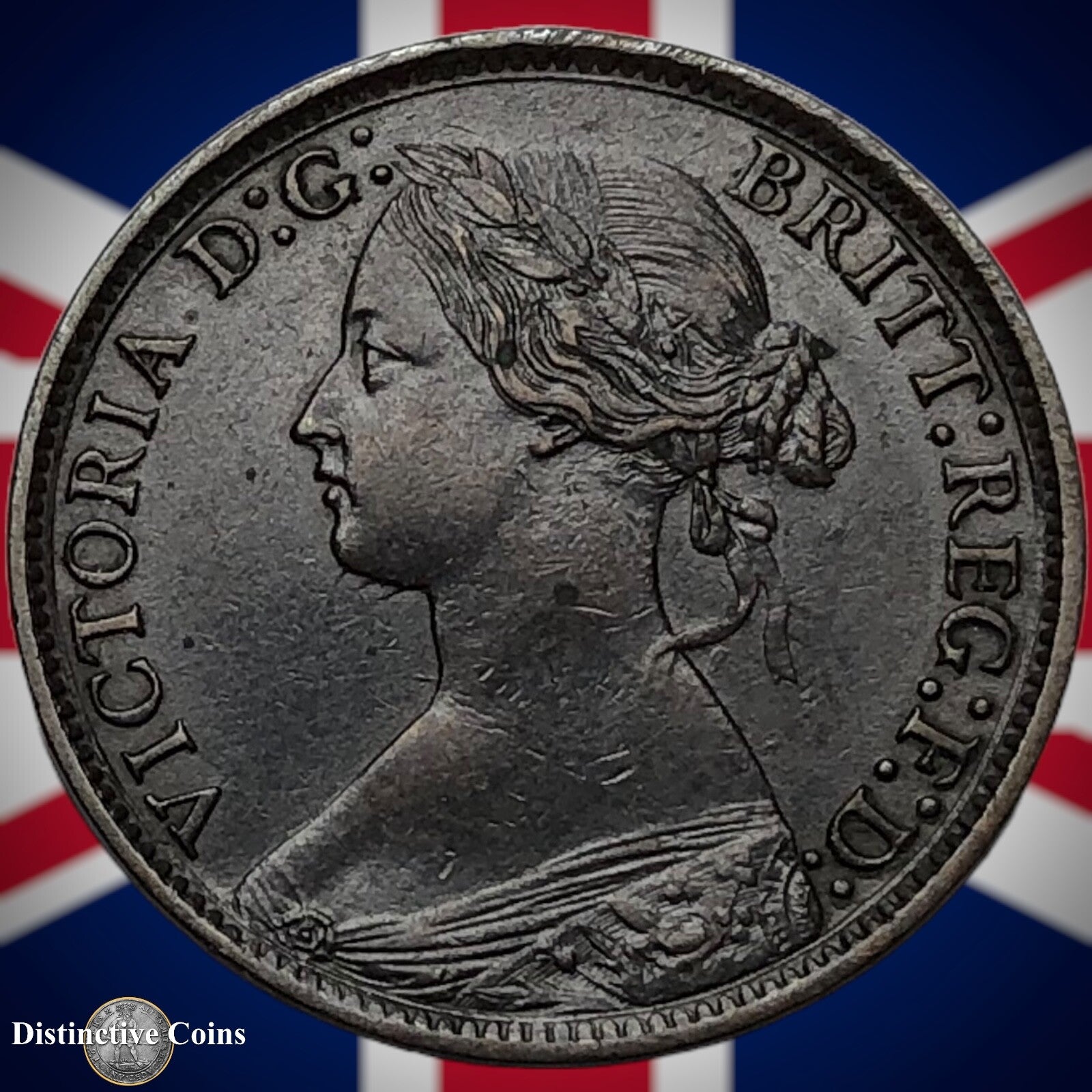 Great Britain 1865/2 Farthing 1/4d GB3544