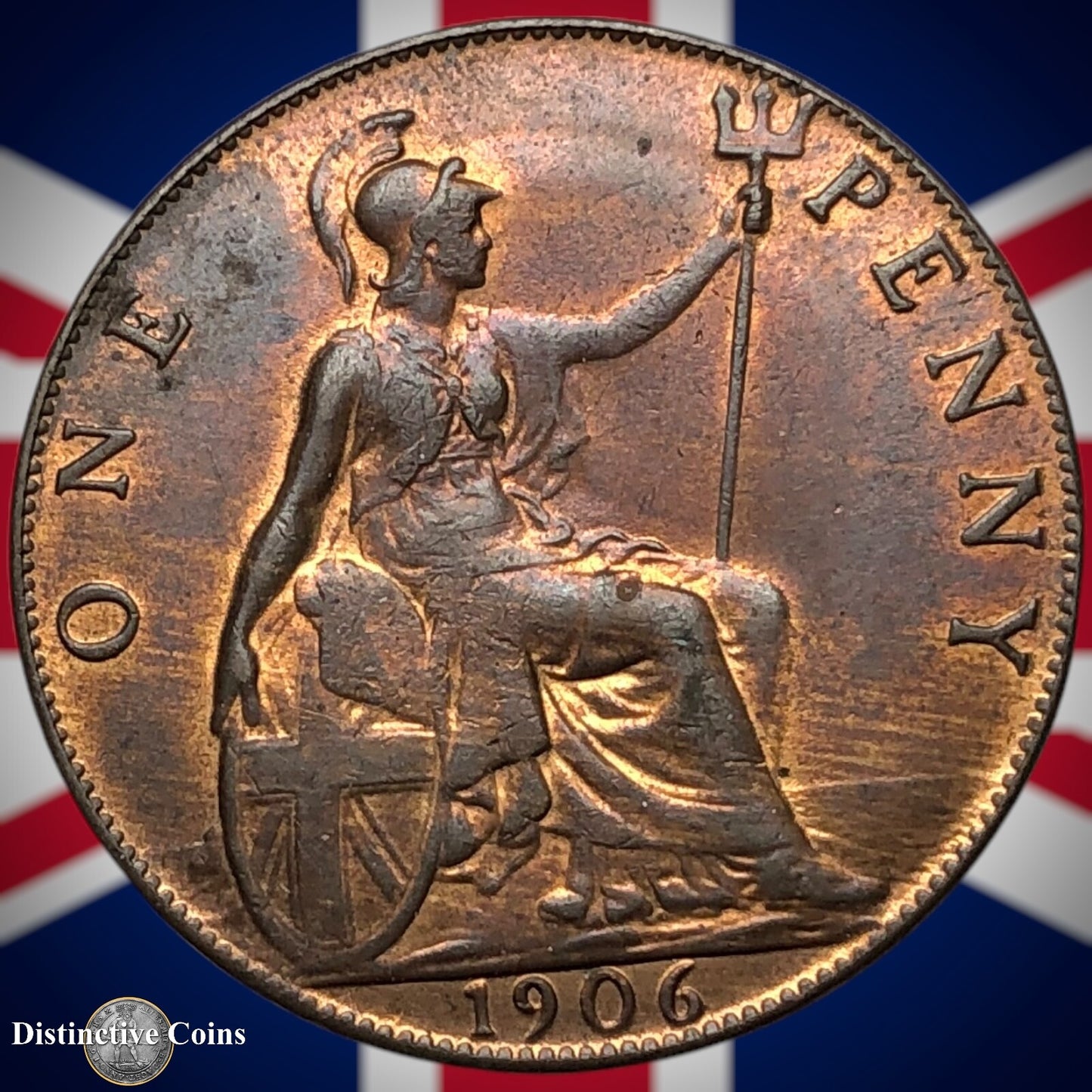 Great Britain 1906 Penny 1d GB6682