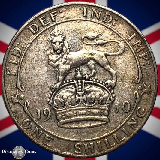 Great Britain 1910 British One Shilling GB0870