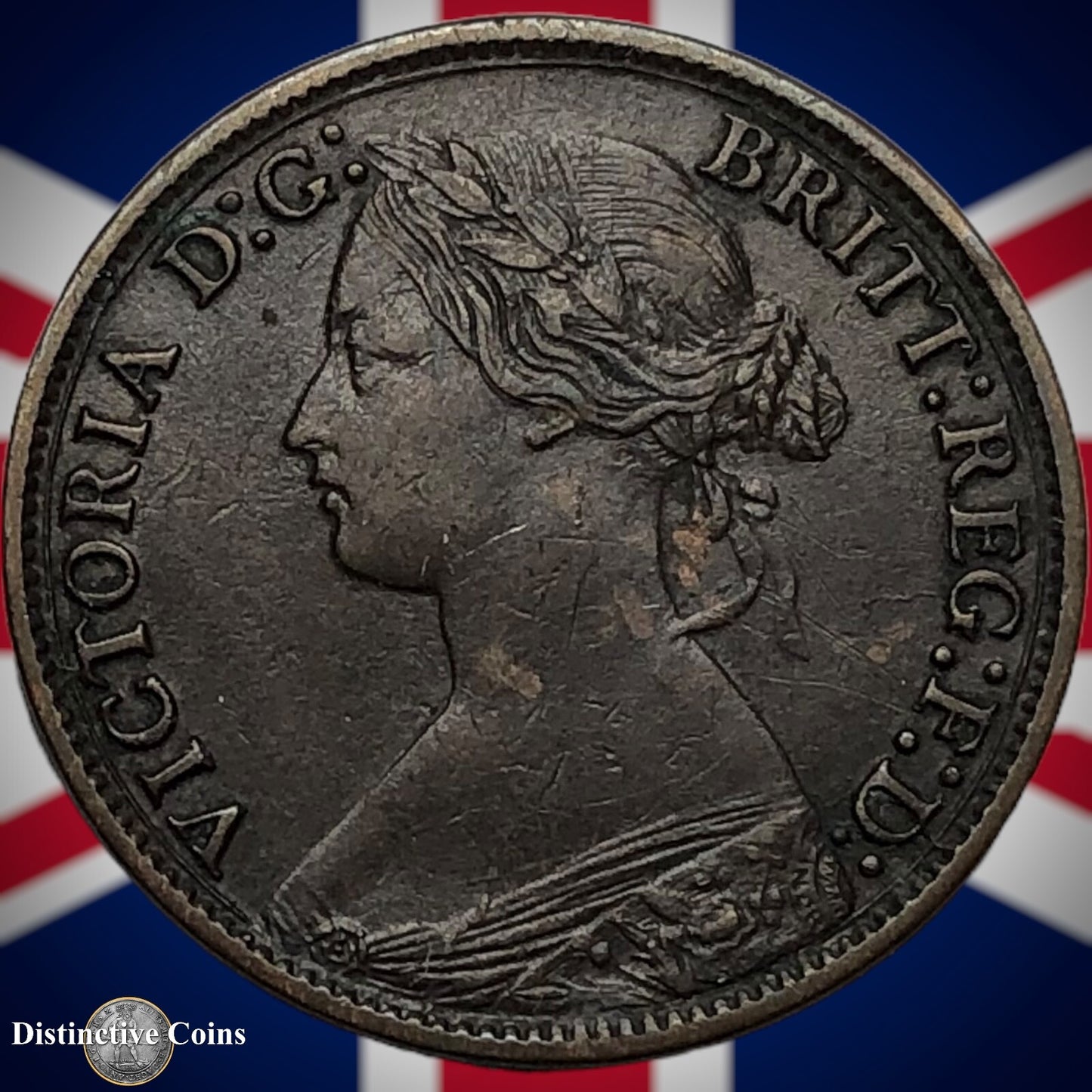 Great Britain 1865/2 Farthing 1/4d GB3545