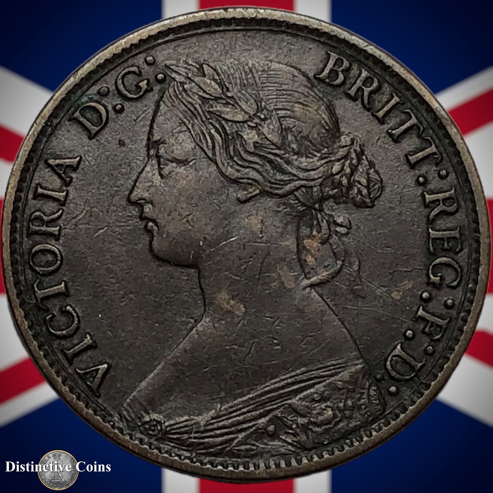 Great Britain 1865/2 Farthing 1/4d GB3545