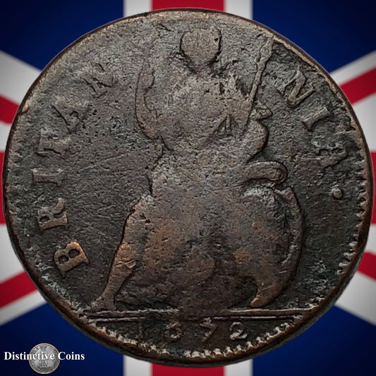 Great Britain 1672 Farthing 1/4d GB3140