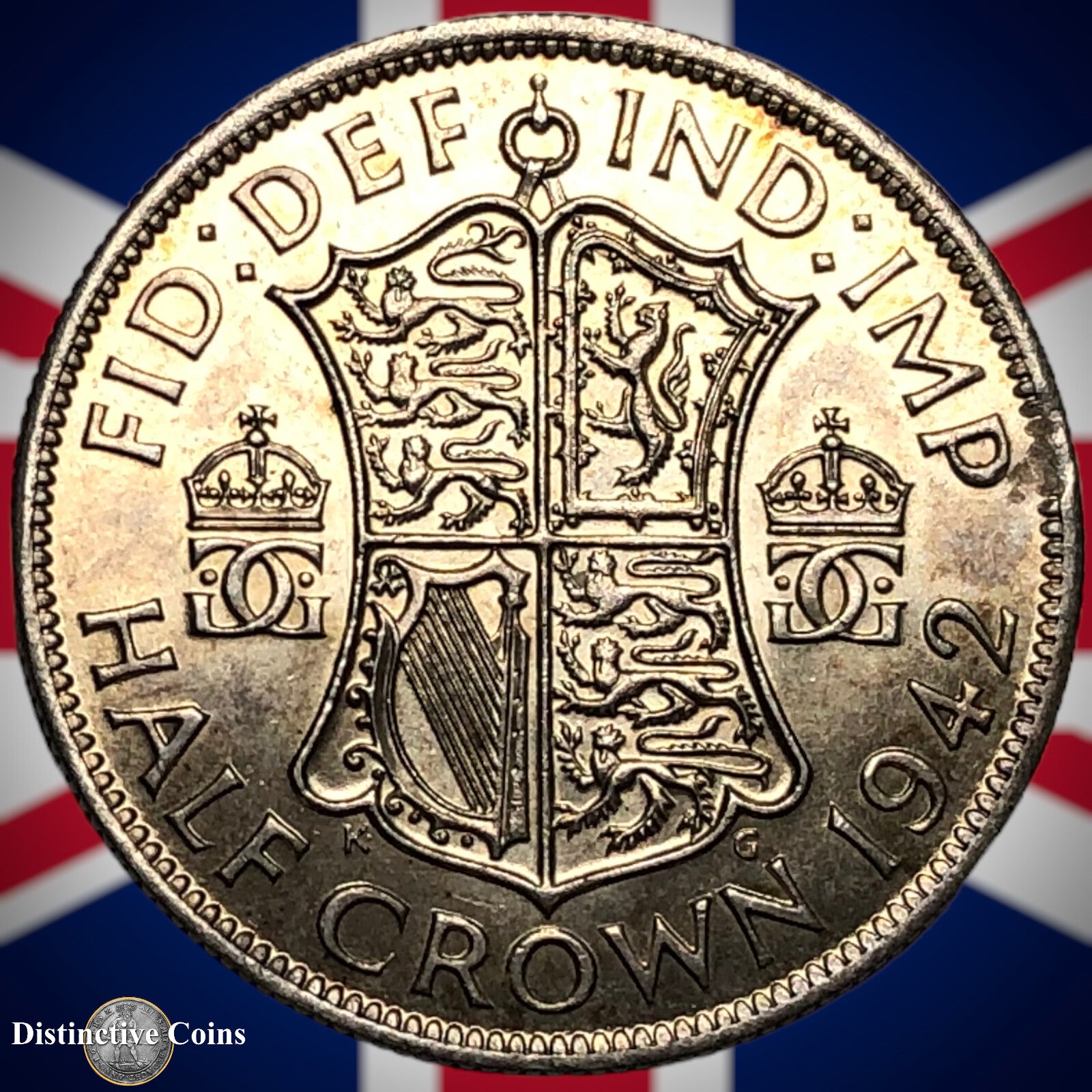 Great Britain 1942 Half Crown GB1344