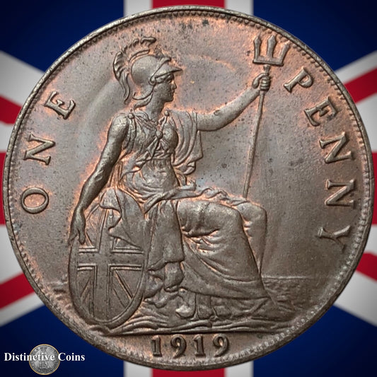 Great Britain 1919 Penny 1d GB6923