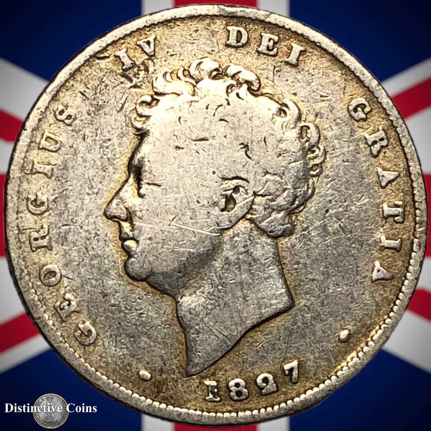 Great Britain 1827 British One Shilling GB0103