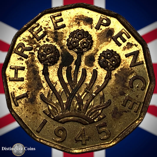 Great Britain 1945 Three Pence GB2445