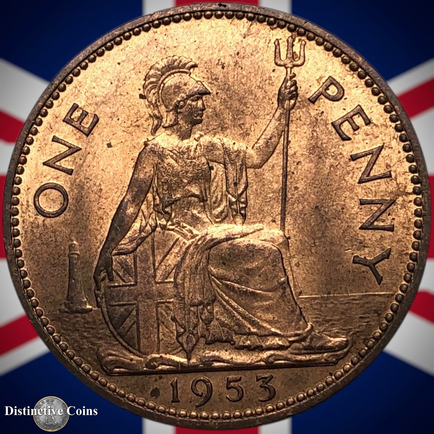 Great Britain 1953 Penny 1d GB7352