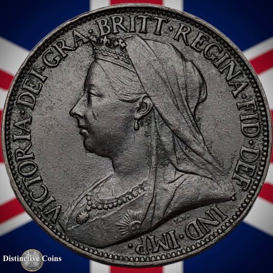 Great Britain 1900 Farthing 1/4d GB4477