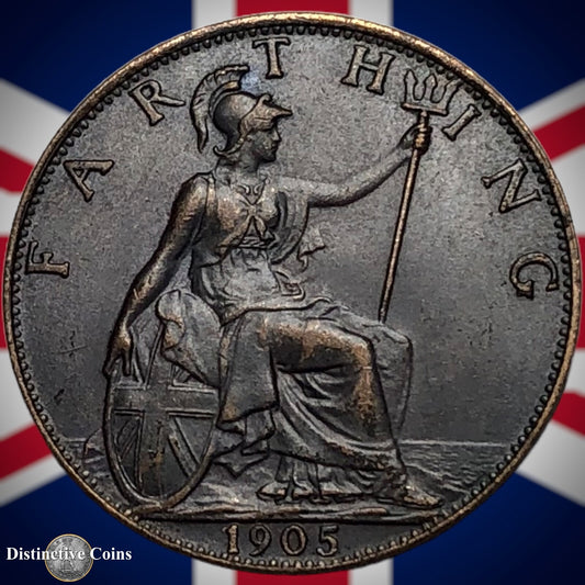 Great Britain 1905 Farthing 1/4d GB4575