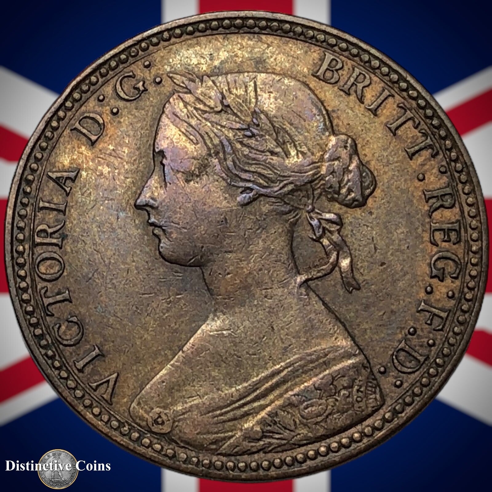 Great Britain 1860 Half Penny 1/2d GB5341