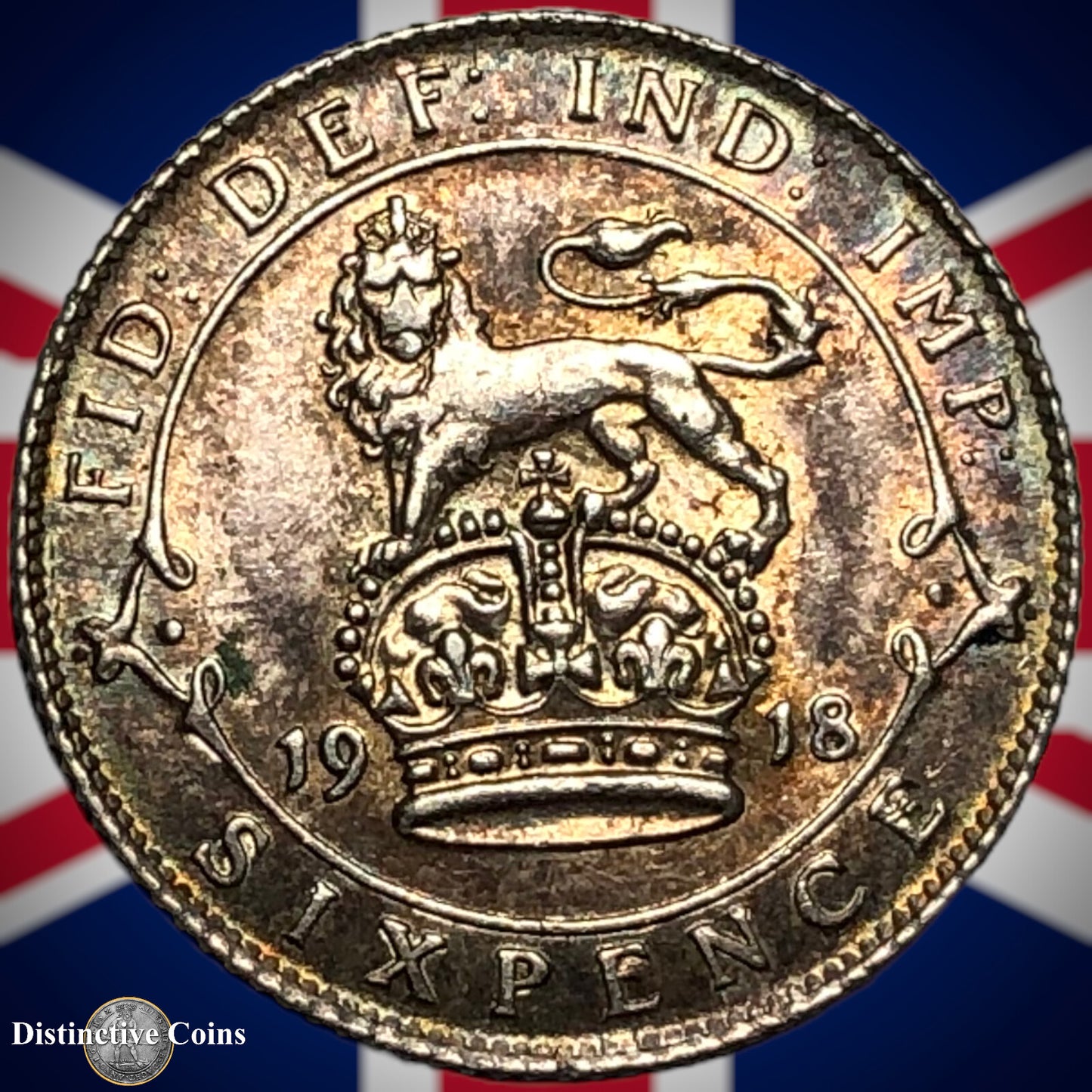 Great Britain 1918 Six Pence GB1620