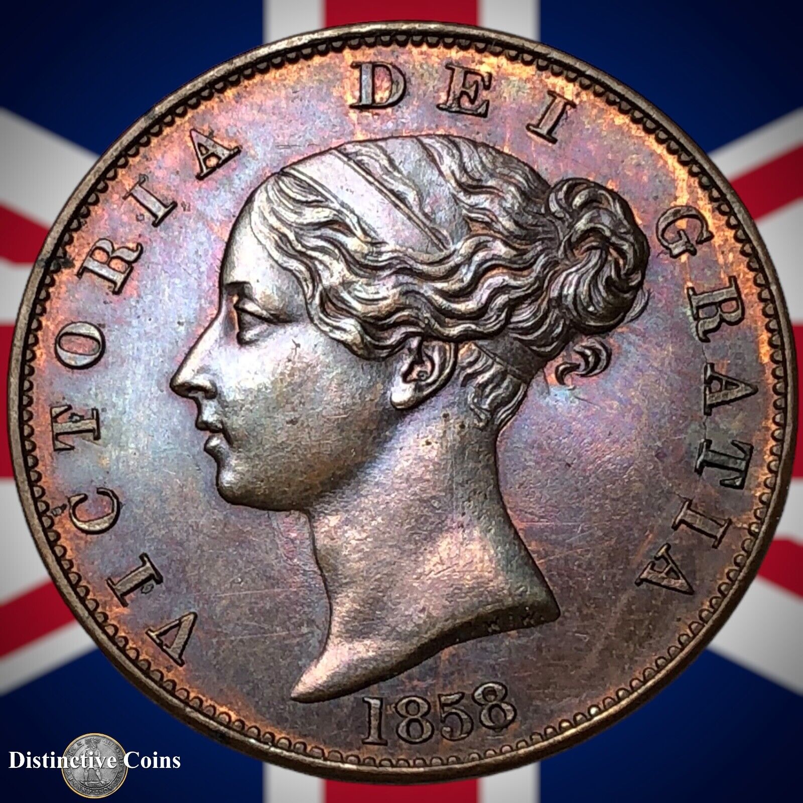Great Britain 1858/7 Half Penny 1/2d GB5337