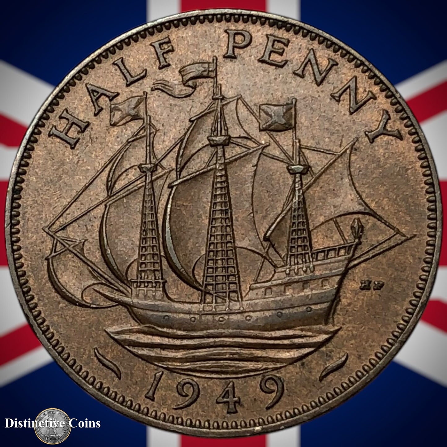 Great Britain 1949 Half Penny 1/2d GB6060