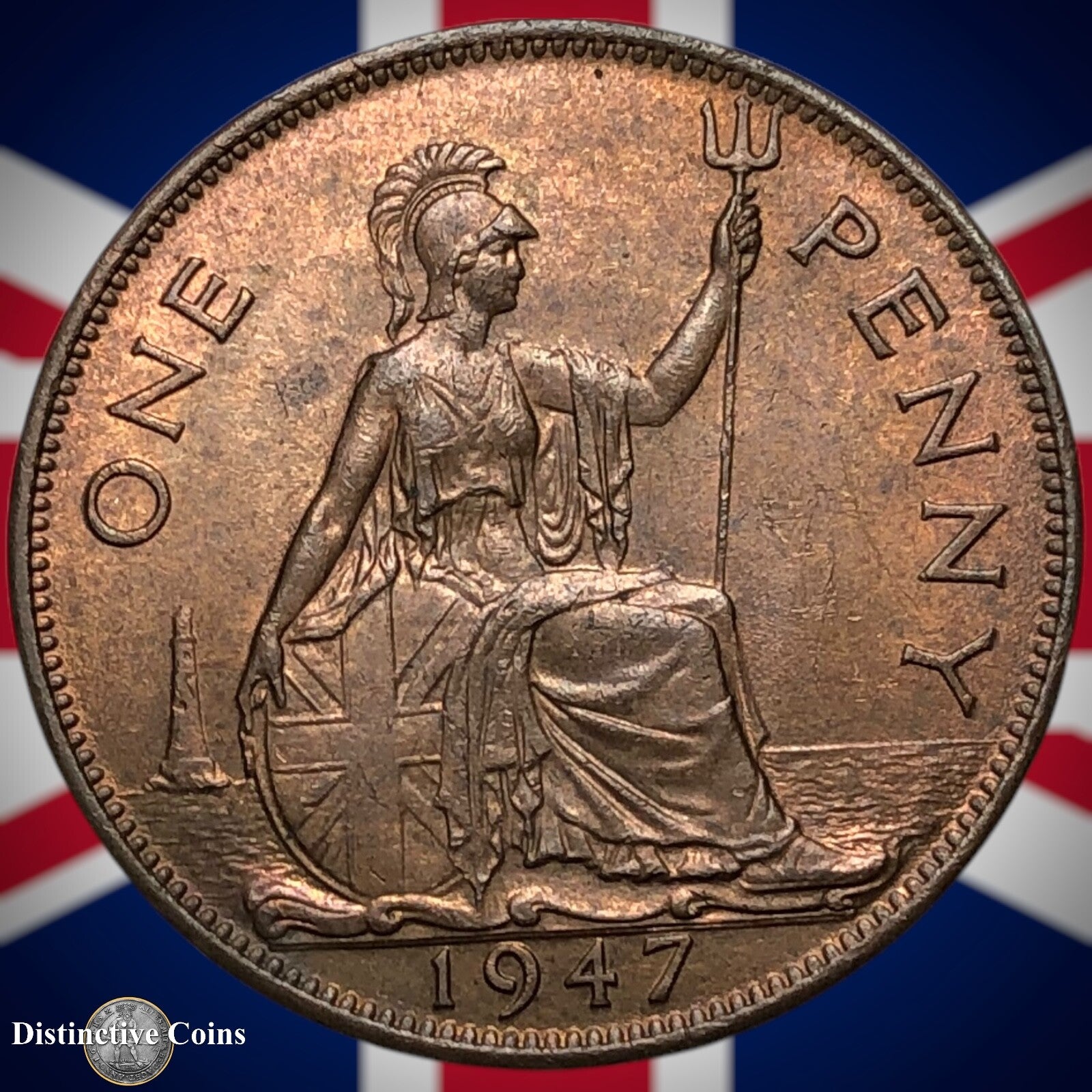 Great Britain 1947 Penny 1d GB7287