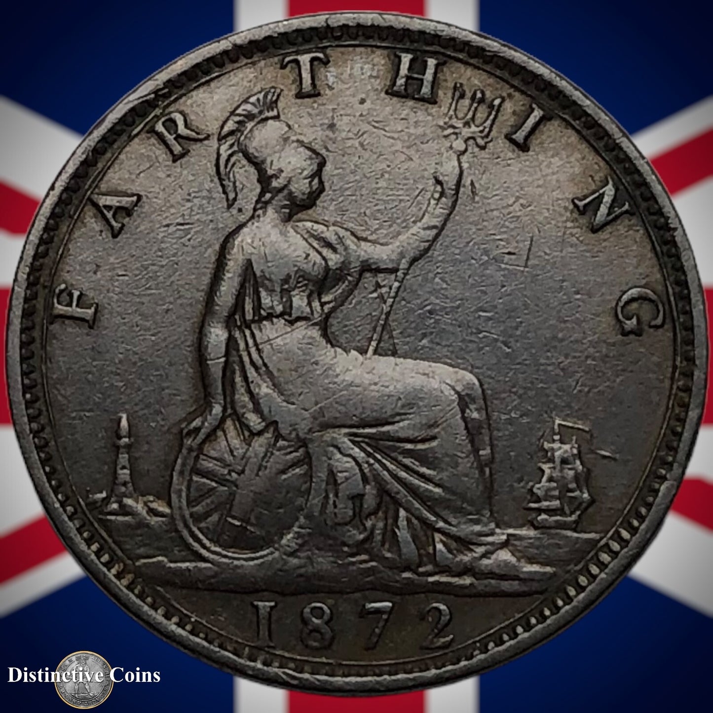 Great Britain 1872 Farthing 1/4d GB3654