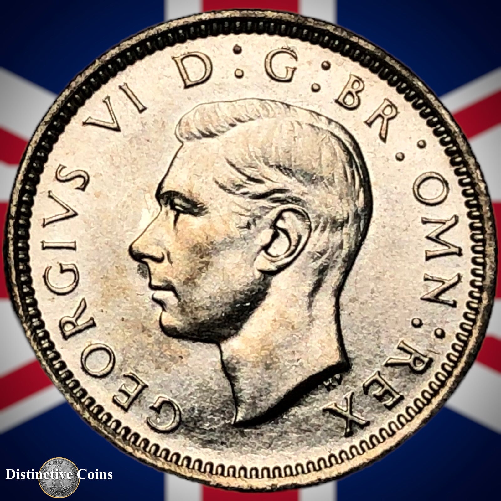 Great Britain 1944 Six Pence GB1752