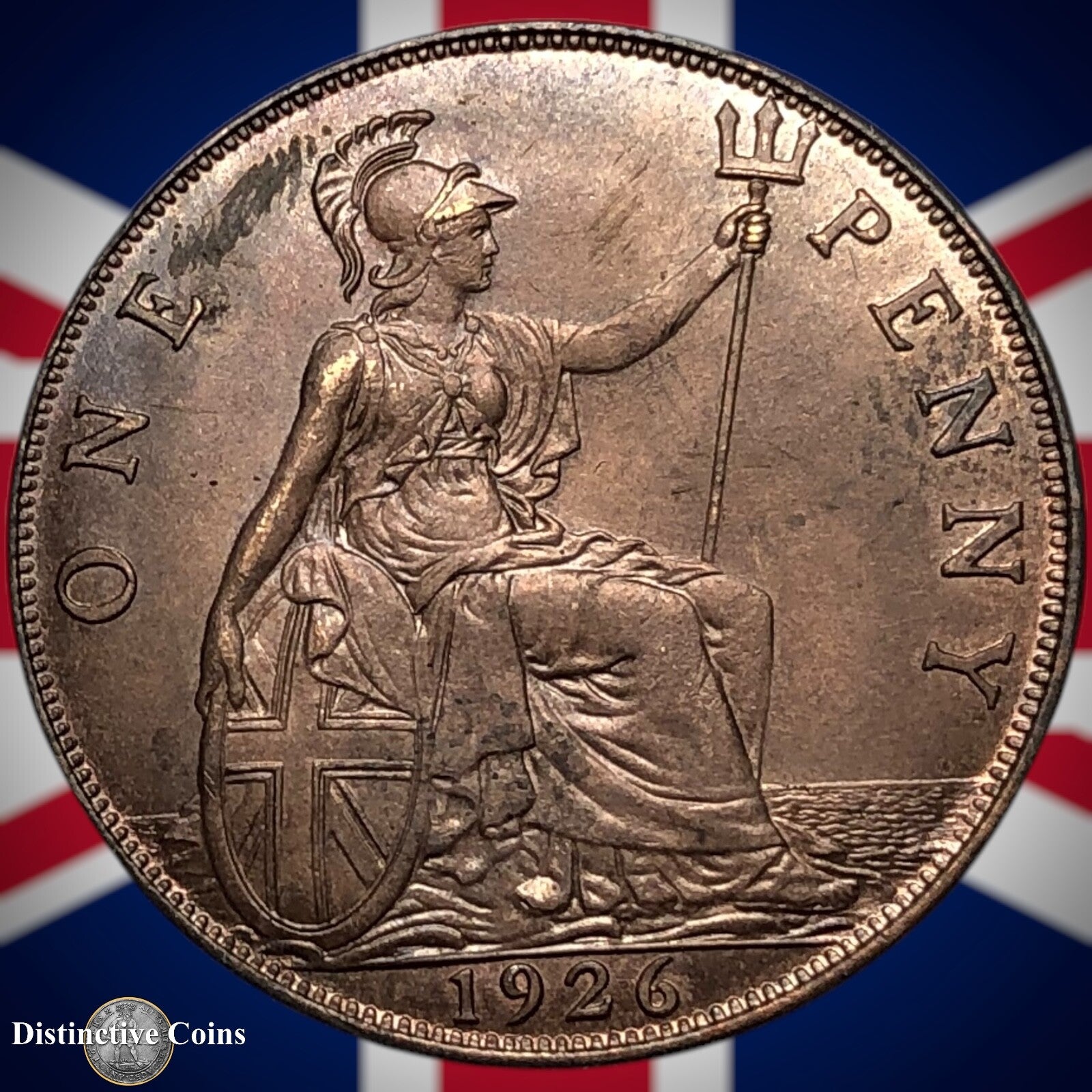 Great Britain 1926 Penny 1d GB7035